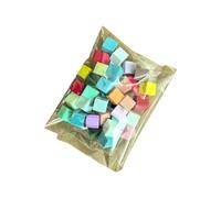 Lot de 50/100 éponges pour nail art - Mélange de vernis gel doux - Pour salon et maison - Blanc/coloré - 50/100 pièces