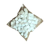 Lot de 50/100 éponges pour nail art - Mélange de vernis gel doux - Pour salon et maison - Blanc/coloré - 50/100 pièces