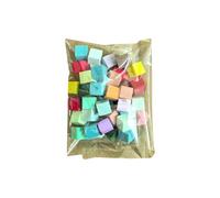 Lot de 50/100 éponges pour nail art - Mélange de vernis gel doux - Pour salon et maison - Blanc/coloré - 50/100 pièces