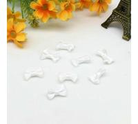 Lot de 50/100 petits nœuds en ruban de satin de 10 à 20 mm, appliqués floraux, à coudre, pour décoration de mariage, DIY, couleur D xiao, 2 à 50 pièces