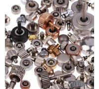 Lot de 50/100 pièces de démontage de montre en métal pour réparation et remplacement à faire soi-même, kit d'accessoires de montre pour projets de montre personnalisés (50 pièces)