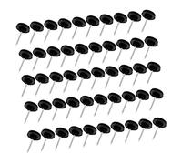 Lot de 50/100 punaises murales à tête plate pour cartes de pouce punaises plates décoratives