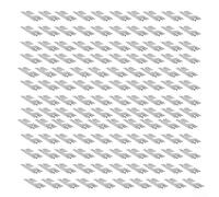 Lot de 50/100 rondelles de mise à la terre en acier inoxydable 304 photovoltaïque conducteur pour aluminium pour rails en alliage et abris de voiture en PVC résistants (100 pièces)