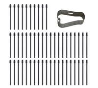 Lot de 50/40/30/20/10 pointes de stylo à essorer et clips pour stylo standard 133