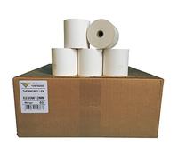 Lot de 50 4017279109767 / 10976000 Rouleau thermique non imprimé 62 mm x 50 m x 12 mm [Ø 63 mm] pour imprimante avec protection 55 g/m² ➤ Papier thermique haut de gamme fabriqué en Allemagne