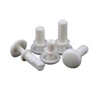 Lot de 50 à 100 rivets expansibles en plastique de type R, noir/blanc, en nylon, for circuit imprimé, R2024-R6080(White,R5105-50pcs)