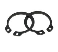 Lot de 50 à 250 circlips externes noirs 65Mn M3-M30, rondelles de retenue for arbre de roulement, type C(50PCS M25)