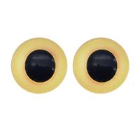Lot de 50 à 250 yeux de sécurité pour le crochet - Yeux de poupées de 6 à 30 mm - Accessoires d'animaux - Dôme de dragon - Pour fabrication de bijoux, travaux manuels et décorations d'Halloween (H, 20