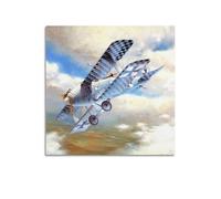 Lot de 50 affiches vintage de la Première Guerre mondiale, avion militaire Roland CII de surveillance, affiches décoratives sur toile, affiches murales et image d'art moderne pour décoration de