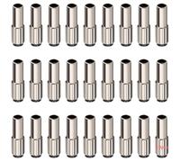 Lot de 50 ajusteurs de câble, régulateurs de changement de vitesse coaxiaux de 4 mm pour tous les vélos, avec ressorts et ajusteurs intérieurs, titane