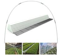 Lot de 50 anneaux de serre amovibles de 43 cm pour couverture de plantes, tunnels de serre, arches en plastique et fibre de verre, tunnel de plantation pour tissu de jardin, piquets de jardin