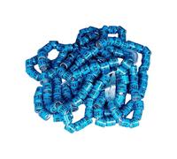 Lot de 50 anneaux pour pigeons - Accessoires sûrs pour nichoir à oiseaux - Bandes faciles à distinguer - Accessoires pegeon de couleur vive - Identification des pigeons