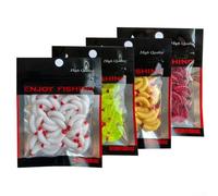 Lot de 50 appâts souples Maggot - Idéal pour tous les types d'aventures et de techniques de pêche à la ligne - Jaune