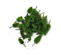Lot de 50 arbres miniatures pour jeux de guerre et paysage de train miniature, parfaits pour l'amélioration du paysage (B)