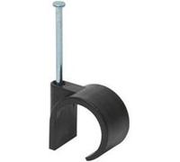 Lot de 50 attache-fils, Diamètre de 12 à 16 mm, L.26 mm, Gris gris G