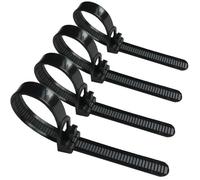 [Lot de 50] Attaches de Câble Réutilisables, Canwn Nylon Ultra Résistant Serre Câble Flexible Zip Cable Ties avec Slipknot(Noir)