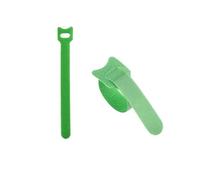 Lot de 50 attaches de câbles multi-usages, bandes auto-agrippantes réutilisables, serre-câbles, organiseurs de câbles(Green)