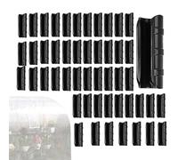 Lot de 50 attaches et agrafes pour serre avec adhérence forte pour colliers de serrage de tuyaux de ferme, attaches pour couvertures de rangées | Pour les cultures en espalier en plein air