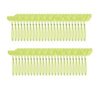 Lot de 50 attaches pour de tomate - Attaches de câble autobloquantes en forme de feuille pour la fixation des | Tendeur de jardin en nylon résistant aux UV | Pour grimpantes, l