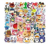 Lot de 50 autocollants Animal Crossing pour enfants En vinyle imperméable Pour vélo, moto, graffiti Pour ordinateur portable, bagages, garçons et filles