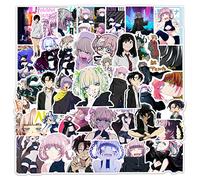 Lot de 50 autocollants CALL OF THE NIGHT anime pour ordinateur portable, pare-chocs, planche à roulettes, bouteilles d'eau, ordinateur, téléphone, pack d'autocollants anime pour enfants/adolescents.