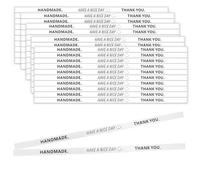 Lot de 50 autocollants de 30,5 cm de long faits à la main pour emballage de cadeaux et décoration