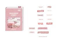 Lot de 50 autocollants en papier au design unique - Lettres anglaises - Idéal pour le scrapbooking et la décoration de journaux intimes