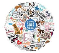 Lot de 50 autocollants en vinyle pour animaux de compagnie, vétérinaire, médecin, dessin animé, graffiti, esthétique, étanche, décalcomanies pour ordinateur portable, valise, guitare, adolescents et