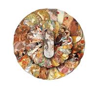 Lot de 50 autocollants esthétiques en vinyle inspirés d'Alphonse Mucha - Imperméables pour ordinateur portable, bouteille d'eau, valise, skateboard, journal, apprécié par les amateurs d'art et les