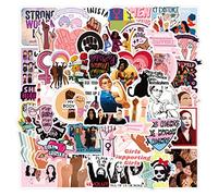 Lot de 50 autocollants féministes, en vrac pour femmes Equal Droits Indie Mirror Stickers Packs pour skateboard