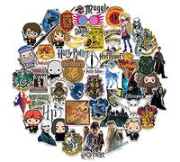 Lot de 50 autocollants Harry Potter en vinyle découpé pour ordinateur portable, bouteille d'eau, scrapbooking, tablette, skateboard, intérieur/extérieur