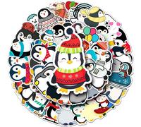 Lot De 50 Autocollants Imperméables En Vinyle Motif Pingouin Pour Enfants, Garçons, Filles, Adolescents, Pour Bouteille D'eau, Ordinateur Portable, Bagages, Tasse, Téléphone, Tablette, Flasques, Vélo