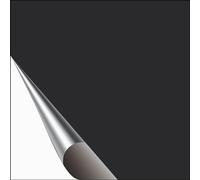 Lot de 50 autocollants pour carrelage mural - Noir mat - 10 x 10 cm - Carrelage mural - Pour cuisine, salle de bain, WC, bordure de carrelage