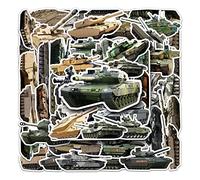 Lot de 50 autocollants pour réservoir militaire, décoration mignonne pour voiture, ordinateur portable, skateboard, vélo, cyclomoteur, moto, vélo, ordinateur, convient aux adultes et enfants