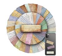 Lot de 50 autocollants rétro biblique - Autocollants spirituels - Encouragement chrétien - Style machine à écrire - Outils d'étude des écrits pour - Planificateur