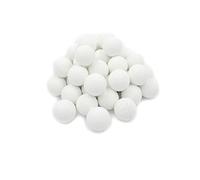 Lot de 50 balles de baby-foot BONZINI blanches en liège