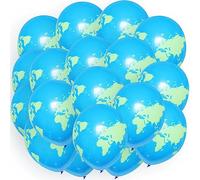Lot de 50 ballons globe 30,5 cm pour fête, anniversaire, planète, terre, Atlas Globe