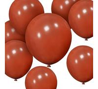 Lot de 50 ballons marron café de 30,5 cm en latex épais pour fête d'anniversaire, mariage, décoration de fête dans la jungle