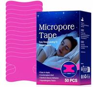 Lot de 50 bandages buccaux élastiques économiques pour le sommeil, anti-ronflement, respirants, pour une utilisation nocturne confortable, bandes de sommeil confortables