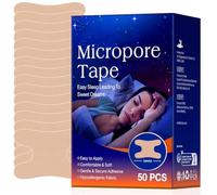 Lot de 50 bandages buccaux élastiques économiques pour le sommeil, anti-ronflement, respirants, pour une utilisation nocturne confortable, bandes de sommeil confortables