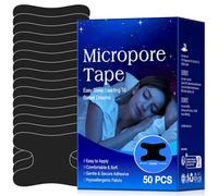 Lot de 50 bandages buccaux élastiques économiques pour le sommeil, anti-ronflement, respirants, pour une utilisation nocturne confortable, bandes de sommeil confortables