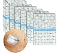 Lot de 50 bandages de douche imperméables - 15,2 x 20,3 cm - Cathéter de dialyse - PD - Dialyse péritonéale - Chemo - Tube d'alimentation - Tube G - Film PICC Line