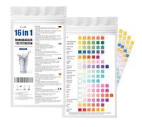 Lot de 50 Bandelettes de Test 16 en 1 pour l'Eau Potable, Testeur pour Analyse de la Qualité de l'Eau du Robinet, bandelettes de test pH, Dureté Totale, Plomb, Cuivre, Nitrate