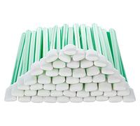 Lot de 50 bâtonnets de nettoyage en mousse antistatique pour têtes d'impression, claviers ou caméras