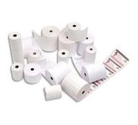 Lot de 50 Bobines thermique phenol free, papier 48g - dimensions : 57x40x12mm - 18m