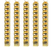 Lot de 50 boîtes de mariage en papier creux sur le thème des boîtes à bonbons, fournitures d'événement scolaire, pour breloques de fête et cadeaux de mariage