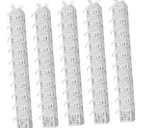 Lot de 50 boîtes de mariage en papier creux sur le thème des boîtes à bonbons, fournitures d'événement scolaire, pour breloques et cadeaux de fête