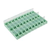 Lot de 50 boîtes de rangement pour composants électroniques SMD SMT