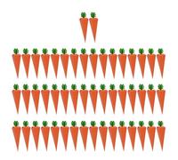 Lot de 50 boîtes en papier à thème carotte pour bonbons, fournitures d'événement scolaire, pour décoration de fête et cadeaux de Pâques