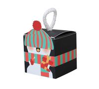 Lot de 50 boîtes en papier pour décorations de fête de Noël - Boîtes à bonbons au chocolat - Sacs festifs pour la maison